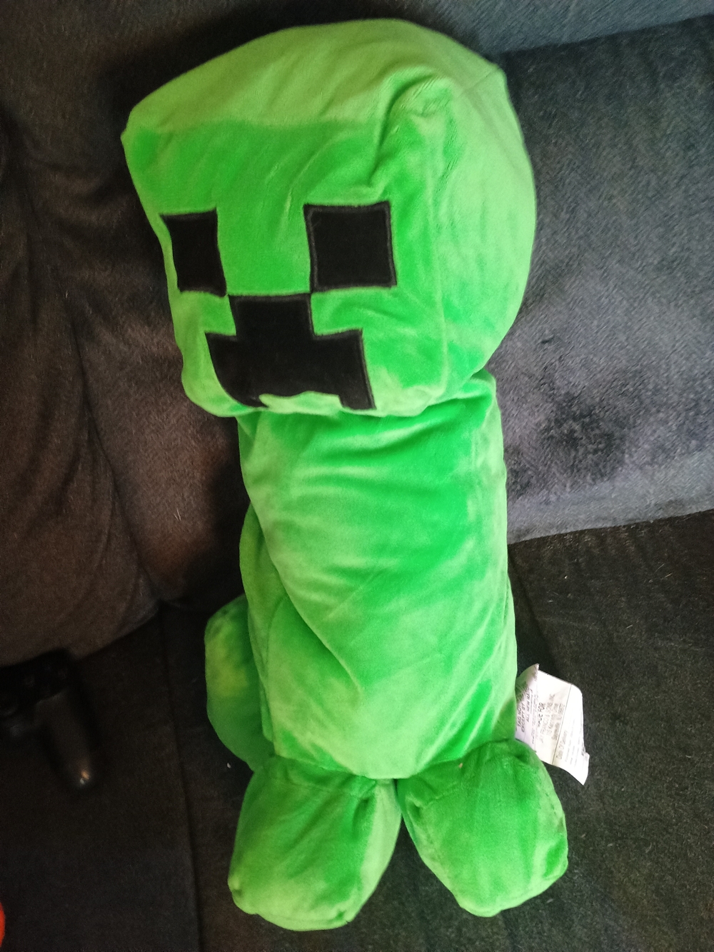 Green Plush Creeper Kids Costume Plush Prop